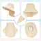 Wide Brim Sun Hat For Women UV Protection Neck Flap Adjustable Ponytail Cap For Outdoor Activities 7