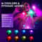 Light Up Disco Ball LED Earrings Perfect For Xmas Parties RGB Modes For Fun Glow 2