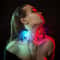Light Up Disco Ball LED Earrings Perfect For Xmas Parties RGB Modes For Fun Glow 0