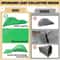 Reusable Foldable Gallon Pop Up Leaf Bag Collapsible Leaves Collector For Yard Lawn Trash Large Cap