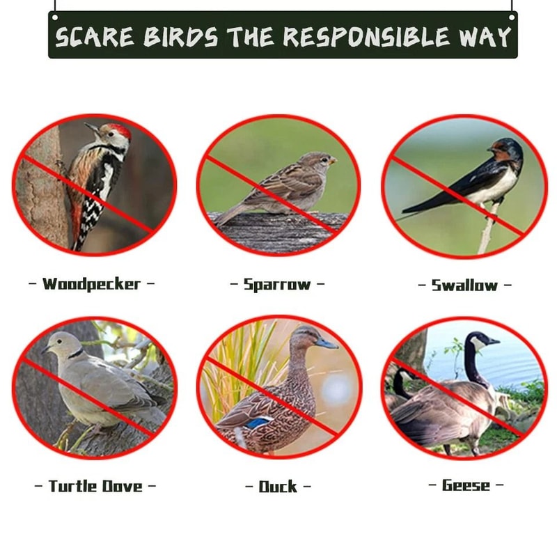 Hanging Reflective Birds Scare Deterrent Bird Repellent Spiral Reflectors For Gardens Farms Outdoo 3