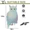 Scarecrow Owl Decoy Reflective Bird Repellent Pigeon Squirrel Deterrent Device For Garden Balcony 3