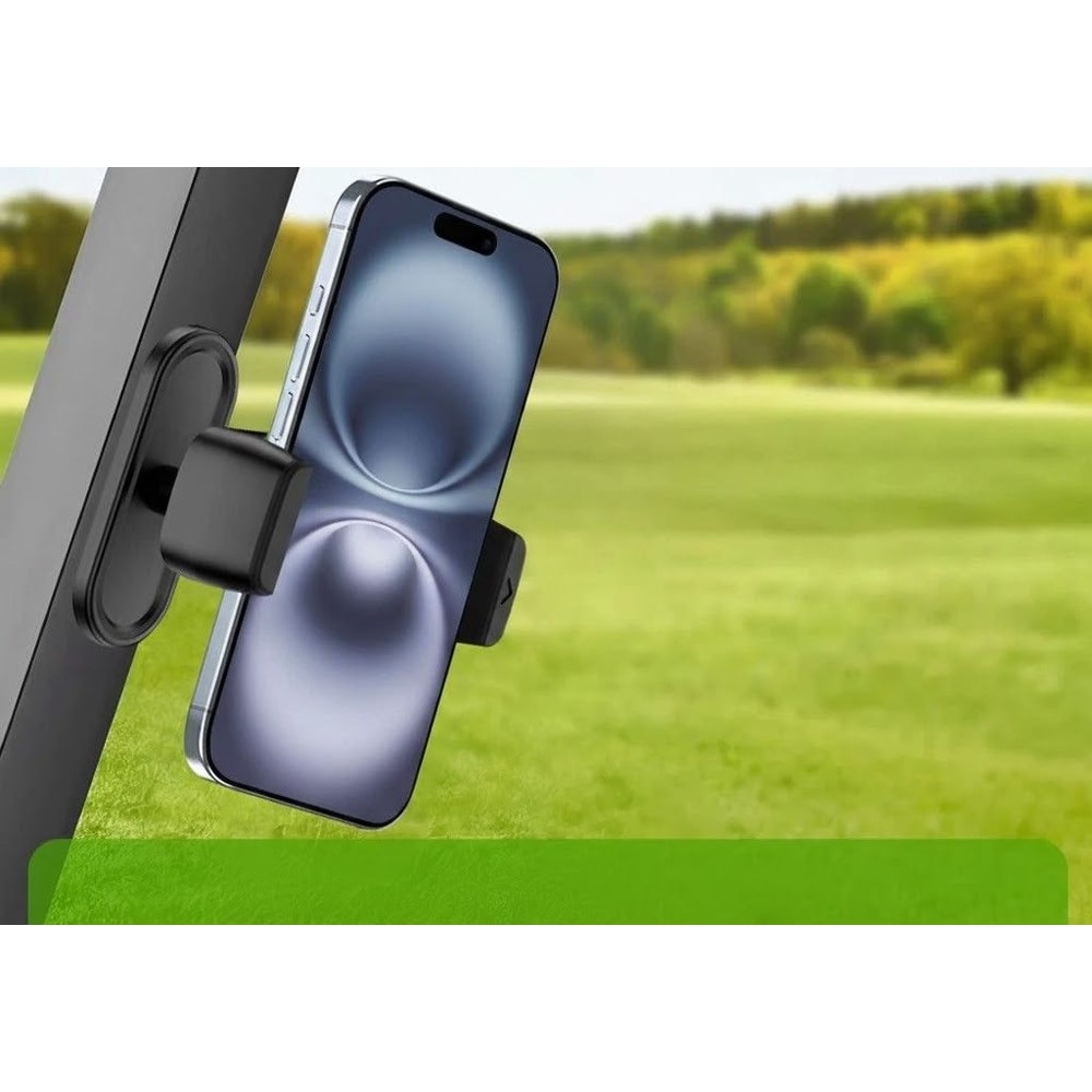 Universal Magnetic Golf Cart Phone Mount Rotatable Cellphone Holder 0