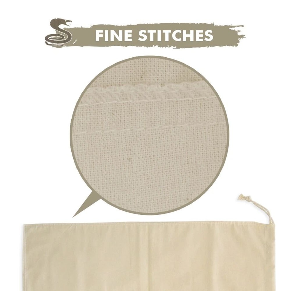 Durable Large Size Safe Snake Bag Drawstring Reptile Herp Pouch Breathable Hunting Sack For Snake H