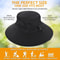 UV Protection Wide Brim Sun Hat Waterproof Bucket Cap For Hiking Fishing Safari Breathable Adjusta 1