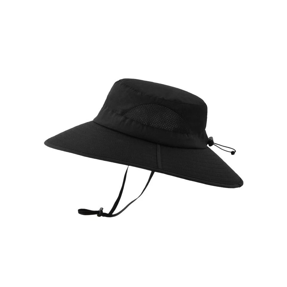 UV Protection Wide Brim Sun Hat Waterproof Bucket Cap For Hiking Fishing Safari Breathable Adjusta 0