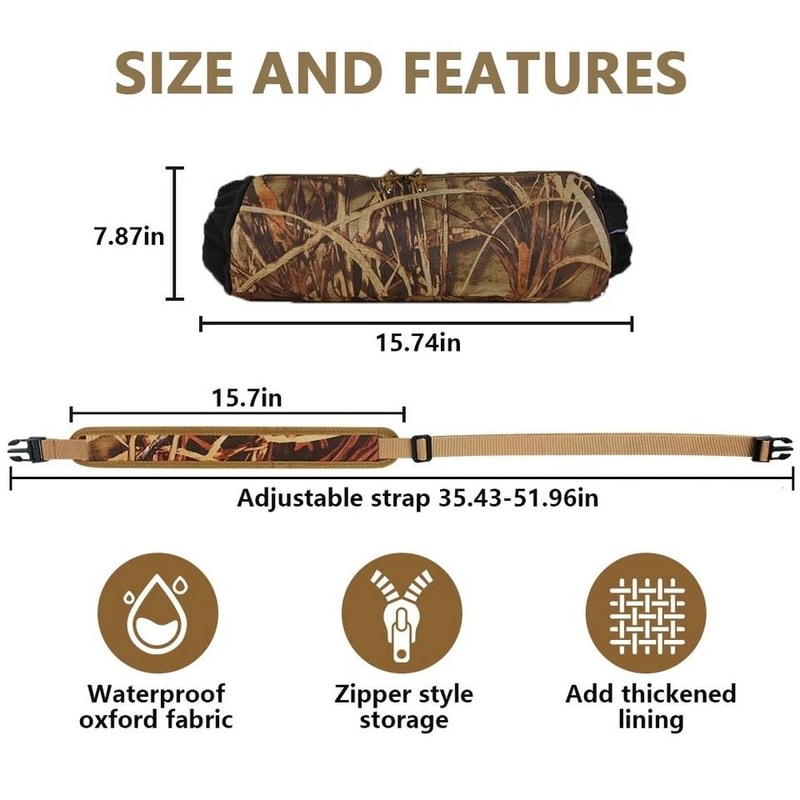 Tactical Hand Warmer Muff Fleece Lining Zipper Storage Keep Warm For Hunting Outdoor Activities 1