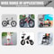 Vertical Bike Wall Mount Rack Heavy Duty Bicycle Hanger Hook Indoor Storage Solution For Garage Ap