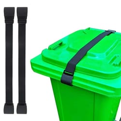 adjustable garbage can strap, raccoon proof trash can lock for animals, secure and protect trash