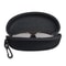 Eye Glasses Black Clam Shell Sunglasses Hard Case With Zipper Protect Your Glasses With Hook 2