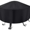 Waterproof Patio Round Fire Pit Cover UV BBQ Grill Cover Outdoor Windproof Protector For Charcoal G 0