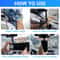 Adjustable Car Rear View Mirror Mount For Mobile Phone GPS Universal Rotation Angle OneHand Operati 6