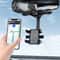 Adjustable Car Rear View Mirror Mount For Mobile Phone GPS Universal Rotation Angle OneHand Operati 0