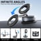 Universal Vacuum Magnetic Phone Holder Foldable Car Mount Strong Suction Cup Adjustable For IPhone 1