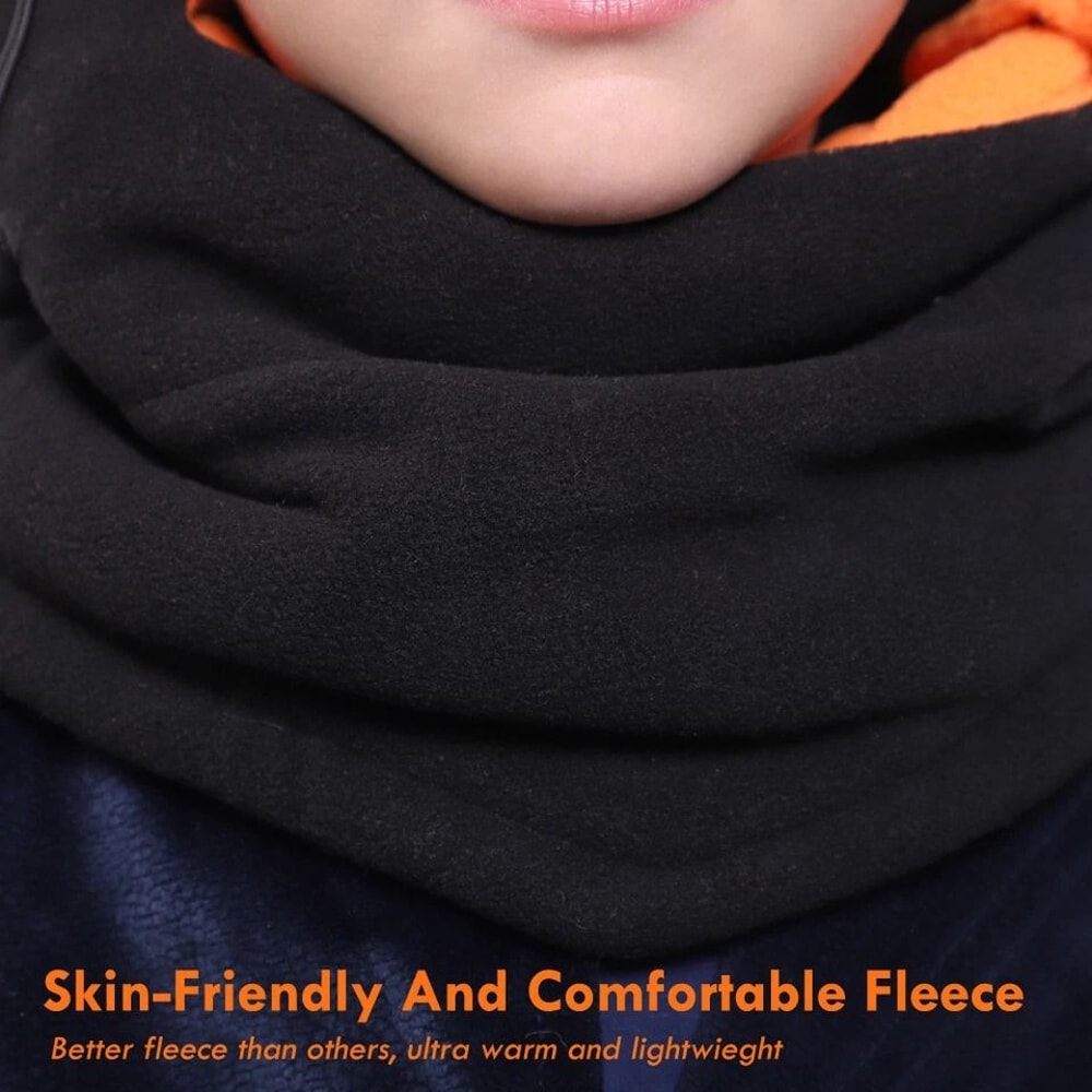 Windproof Kids Winter Fleece Balaclava Hat Warm Ski Mask For Boys And Girls Adjustable Winter Outdo 5