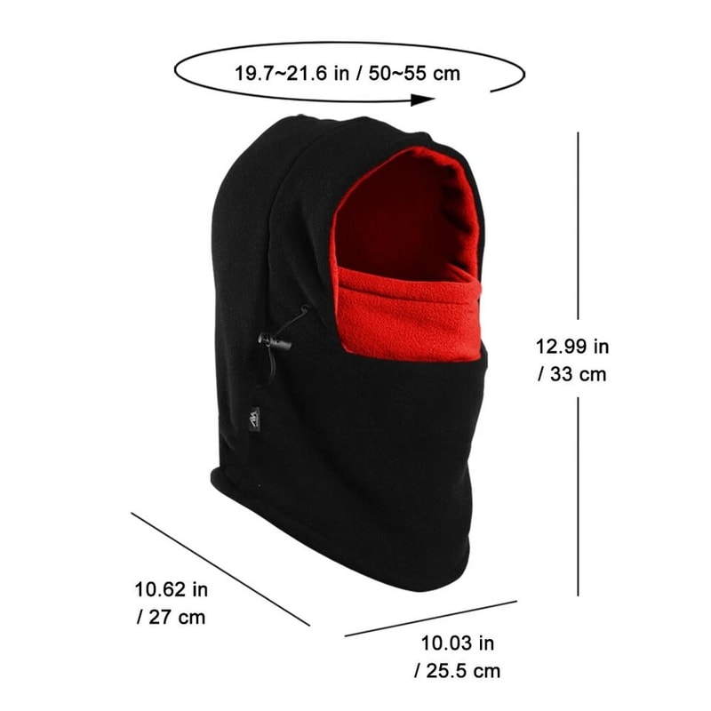 Windproof Kids Winter Fleece Balaclava Hat Warm Ski Mask For Boys And Girls Adjustable Winter Outdo 9