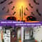 Halloween Bat Wall Stickers PVC Material Bats For Party Decoration Easy Peel And Stick Indoor And O 2