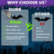 Halloween Bat Wall Stickers PVC Material Bats For Party Decoration Easy Peel And Stick Indoor And O 3