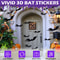 Halloween Bat Wall Stickers PVC Material Bats For Party Decoration Easy Peel And Stick Indoor And O 8