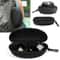 Portable Zipper Sunglasses Case Hard Shell Protector For Eyewear Carry Box With Black Fleece Lining 4