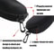 Portable Zipper Sunglasses Case Hard Shell Protector For Eyewear Carry Box With Black Fleece Lining 6