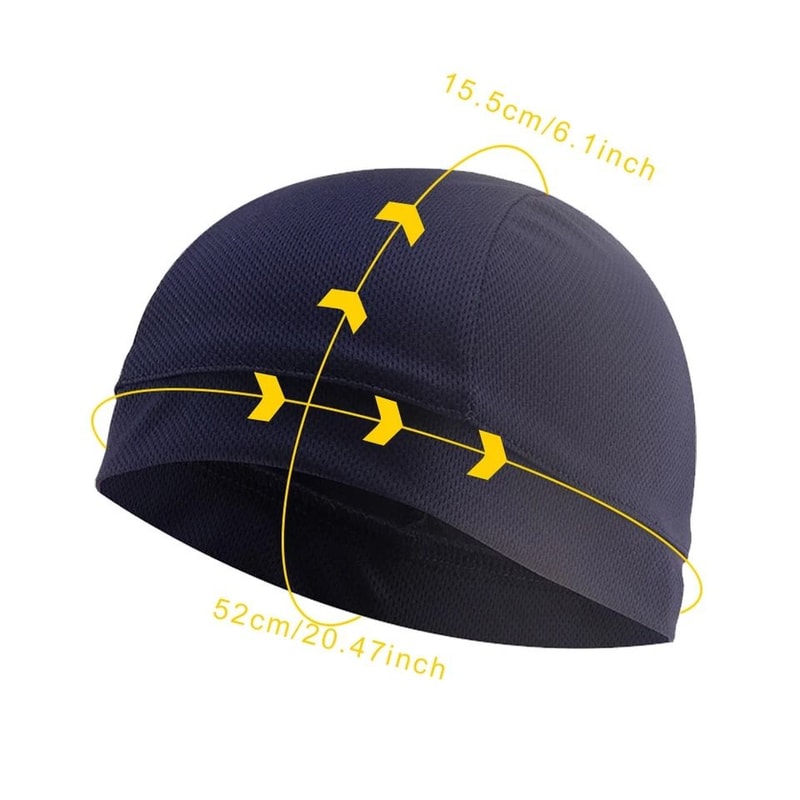 Skull Cap For Cycling Sweat Wicking Helmet Liner Breathable Cooling Cap For Running Summer Use 3