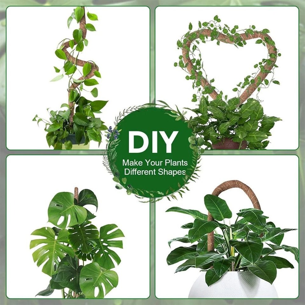 Bendable Moss Pole Plant Support Stakes For Monstera Indoor Climbing Plants Support Poles For Stron 7