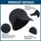 Warm Winter Fleece Ponytail Hat AntiGlare Brim For Hiking Workouts Ear Warmer Cap For Men And Women 2