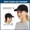 Warm Winter Fleece Ponytail Hat AntiGlare Brim For Hiking Workouts Ear Warmer Cap For Men And Women 4