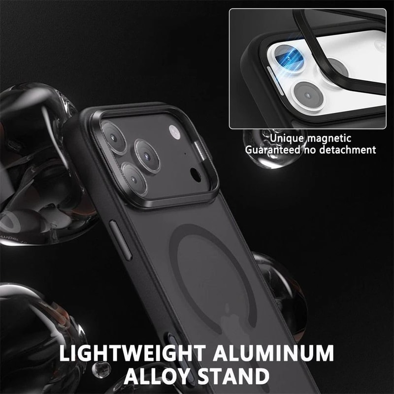 Magnetic IPhone Air Case With Camera Stand Shockproof Protective Slim Cover For IPhone 4