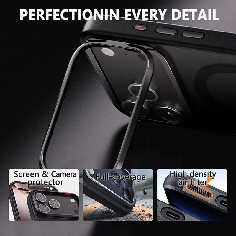 Magnetic IPhone Air Case With Camera Stand Shockproof Protective Slim Cover For IPhone 5