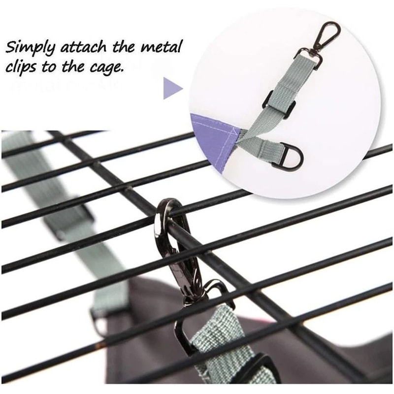 Reversible Pet Hammock For Guinea Pig Rat Hamster Hanging Bed Small Animal Soft Plush Toy 4