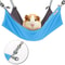 Reversible Pet Hammock For Guinea Pig Rat Hamster Hanging Bed Small Animal Soft Plush Toy 0