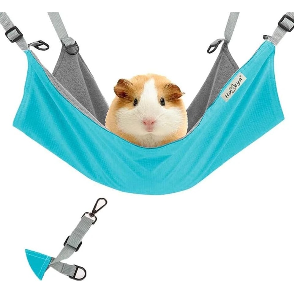 Reversible Pet Hammock For Guinea Pig Rat Hamster Hanging Bed Small Animal Soft Plush Toy 1