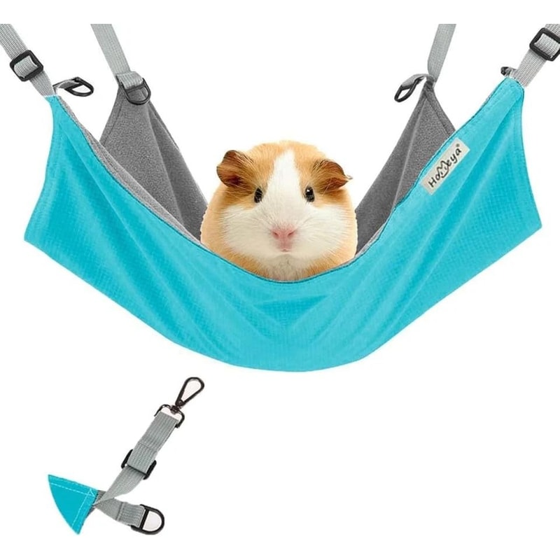 Reversible Pet Hammock For Guinea Pig Rat Hamster Hanging Bed Small Animal Soft Plush Toy 1