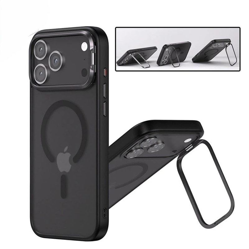 Magnetic IPhone Air Case With Camera Stand Shockproof Protective Slim Cover For IPhone 0