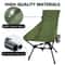 Portable Compact Outdoor Seat Ultralight Folding Camping Chair High Back Beach Chair Fishing Travel 4