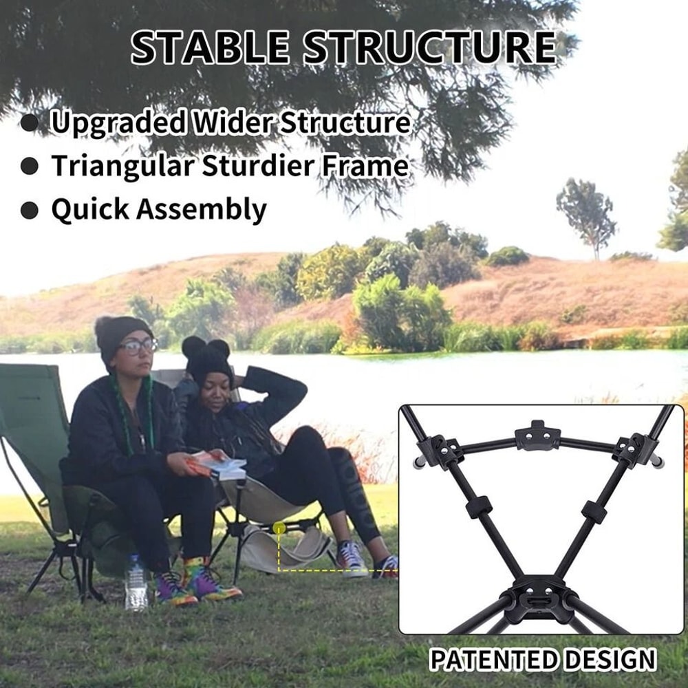 Portable Compact Outdoor Seat Ultralight Folding Camping Chair High Back Beach Chair Fishing Travel 5
