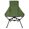 Portable Compact Outdoor Seat Ultralight Folding Camping Chair High Back Beach Chair Fishing Travel 1