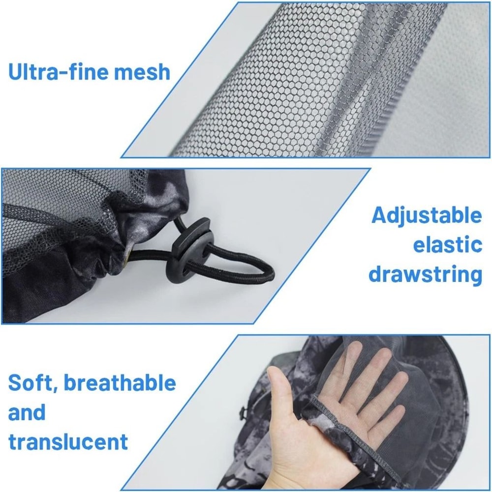 Outdoor AntiMosquito Bug Head Net Hat UV Protection Sun Cap With Neck For Outdoor Activities Hiking 3