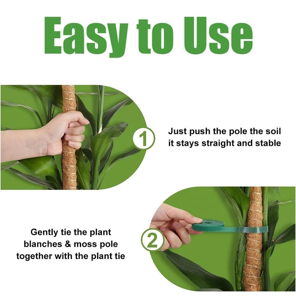 Coir Moss Pole For Climbing Plants Monstera Support Stick For House Plants Totem Support For Philod 4
