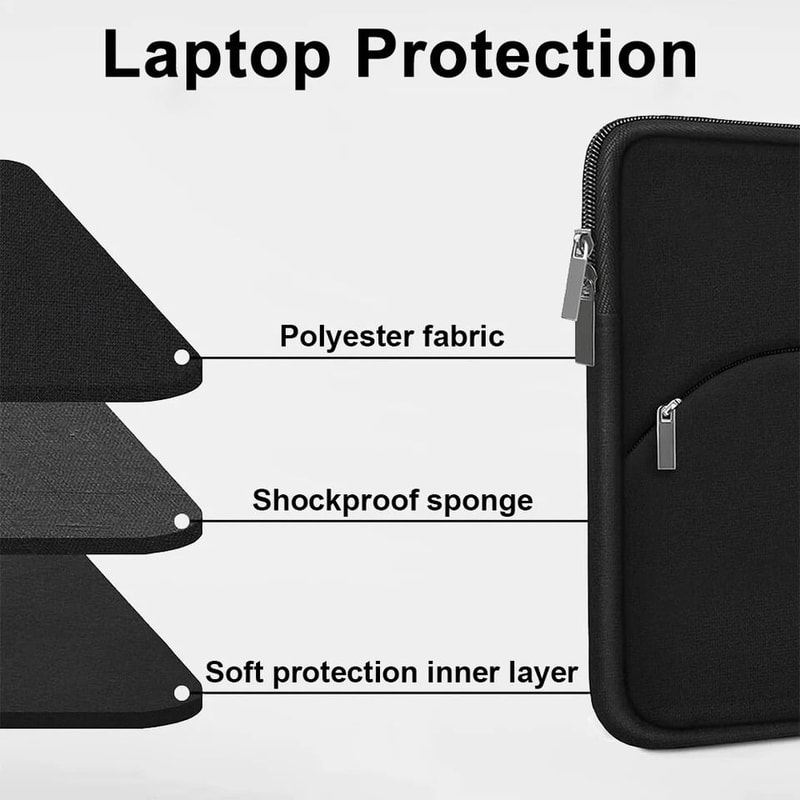 Shockproof Laptop Sleeve Portable Case For MacBook HP Dell Lenovo Acer Protective Laptop Shell 9