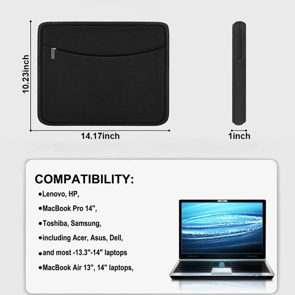 Shockproof Laptop Sleeve Portable Case For MacBook HP Dell Lenovo Acer Protective Laptop Shell 11