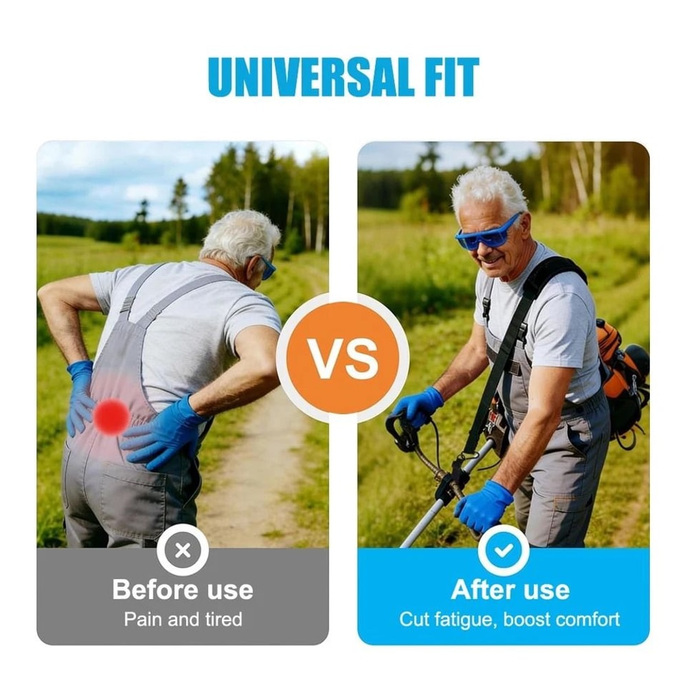 Weed Eater Shoulder Strap Adjustable Trimmer Harness For EGO Stihl Ryobi Milwaukee Greenworks And M 1