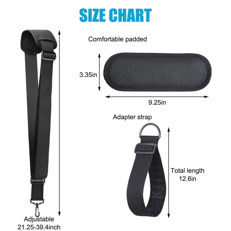 Weed Eater Shoulder Strap Adjustable Trimmer Harness For EGO Stihl Ryobi Milwaukee Greenworks And M 2