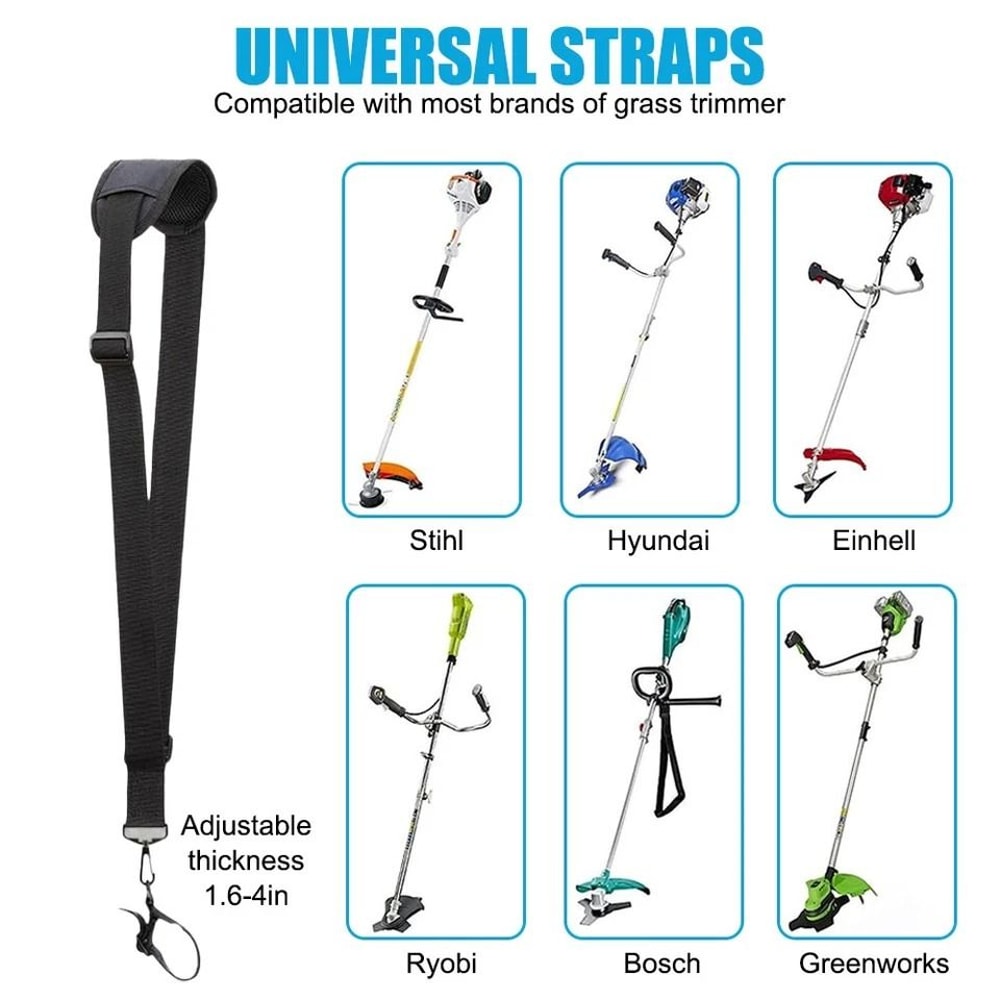 Weed Eater Shoulder Strap Adjustable Trimmer Harness For EGO Stihl Ryobi Milwaukee Greenworks And M 7
