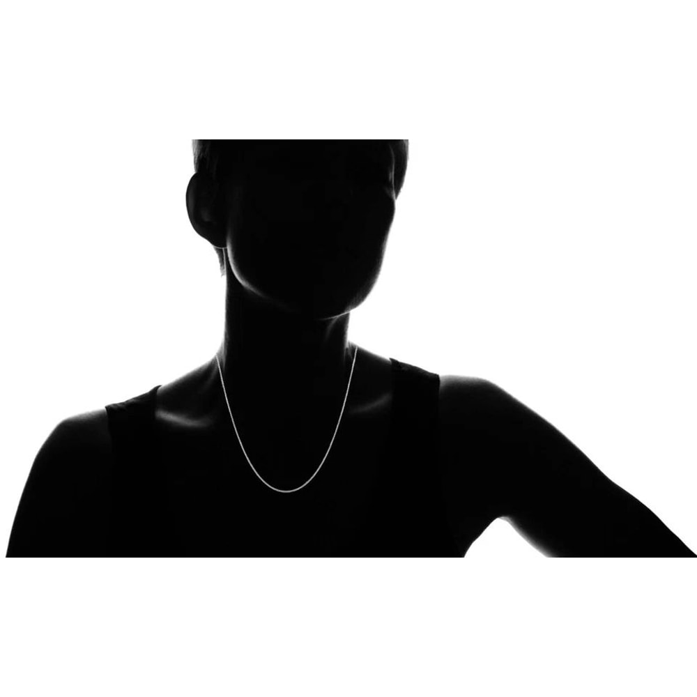 Sterling Silver Box Chain Necklace Adjustable Bolo Closure Solid Italian Silver Hypoallergenic For 4