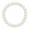 Freshwater Pearl Stretch Bracelet For Women White Genuine Pearls With Crystal Beads 1