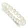 Freshwater Pearl Stretch Bracelet For Women White Genuine Pearls With Crystal Beads 2