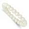 Freshwater Pearl Stretch Bracelet For Women White Genuine Pearls With Crystal Beads 2
